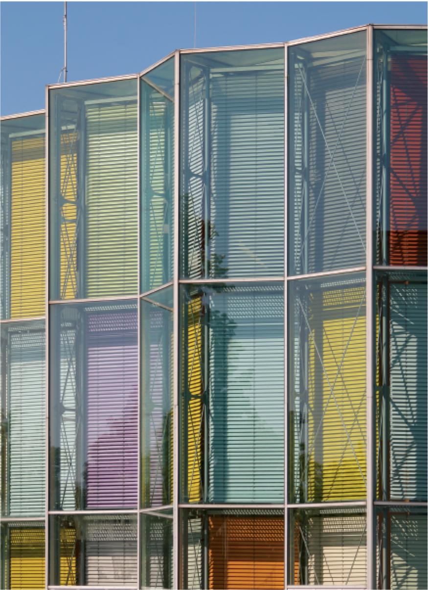 Photonik Zentrum in Berlin Adlershof (arch. Sauerbruch Hutton Architects, 1998). Photo by author