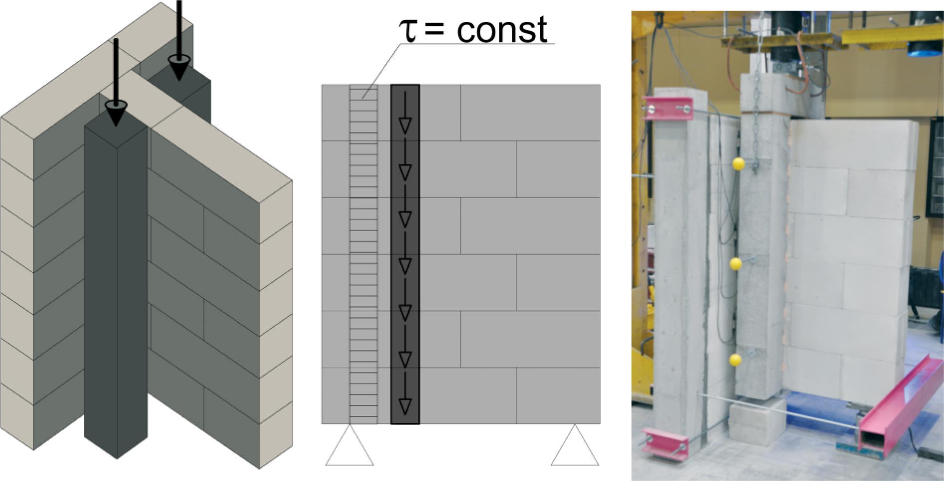 Scheme and view of the modified testing set-up