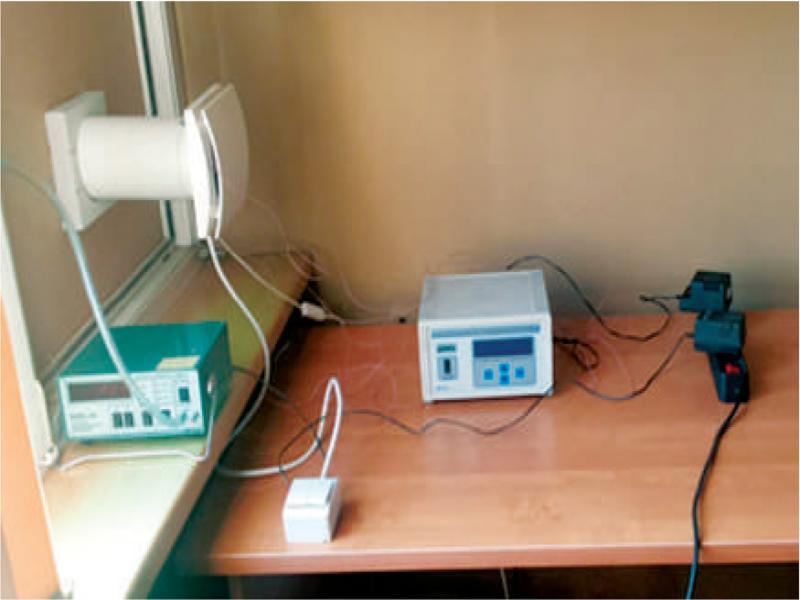 Air temperature test stand