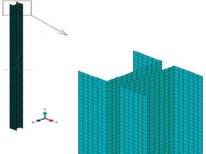 An example of finite element grid
