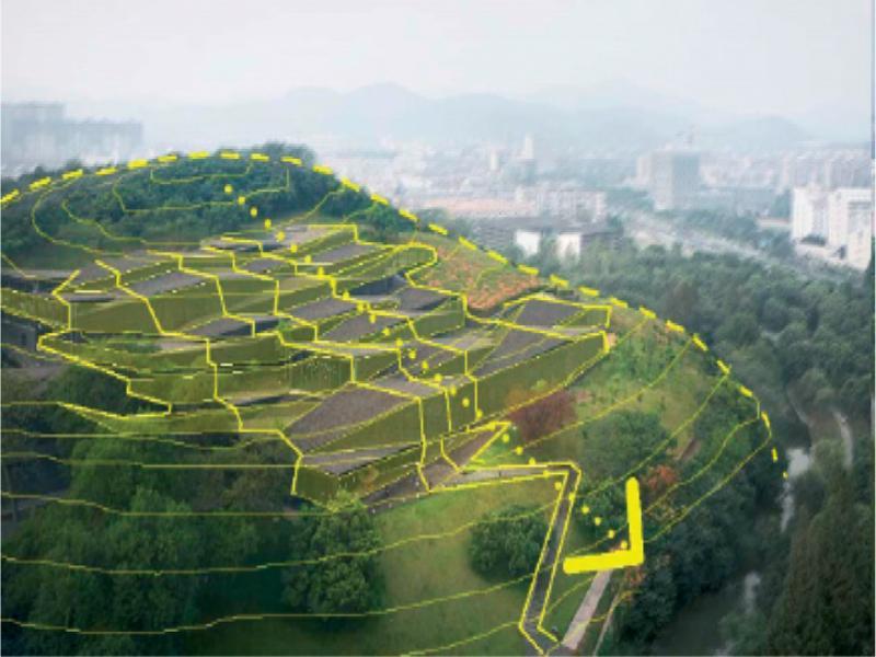 Repetition in the structure of the museum building of local relief