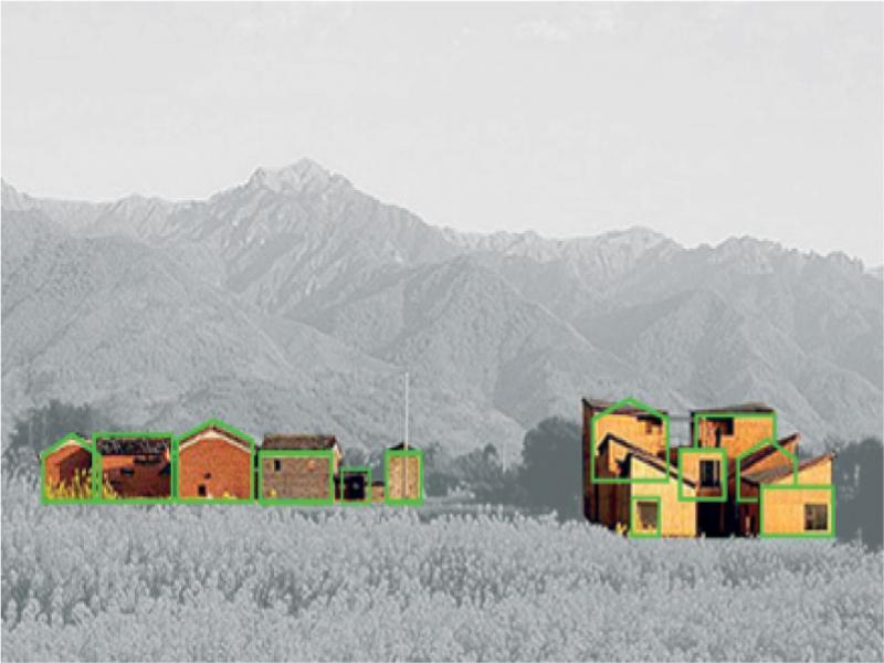 The Museum of Handcraft Paper. Adaptation of the architectural solution of the museum building to the scale of rural buildings