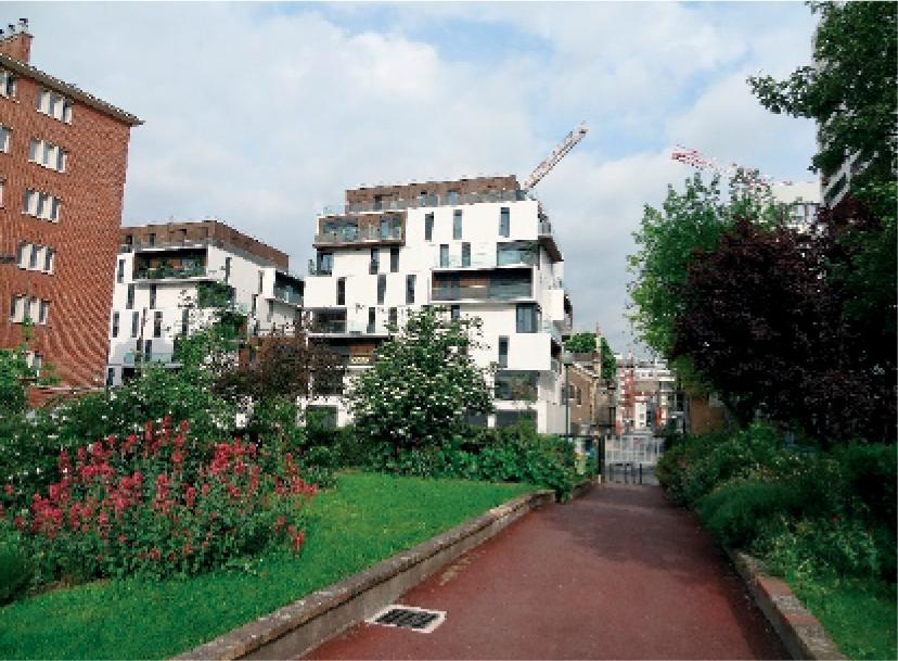 ZAC Boucicaut, Paris. Open green space. Source: author