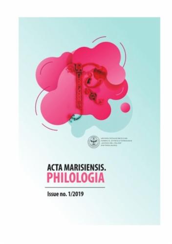 Acta Marisiensis. Philologia's Cover Image
