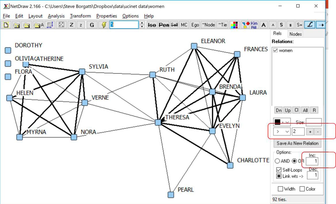 Screenshot of Netdraw.
