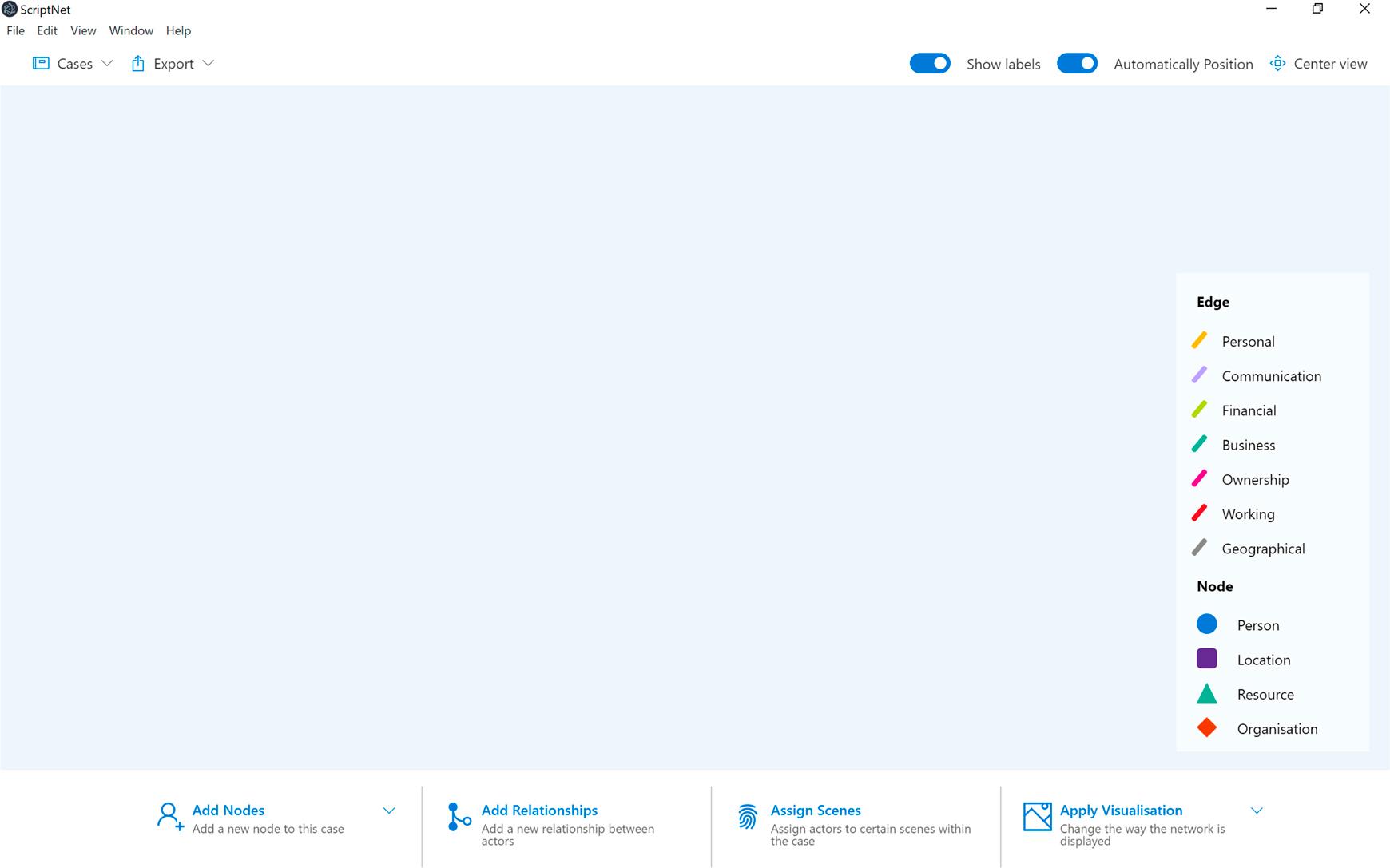 ScriptNet interface.