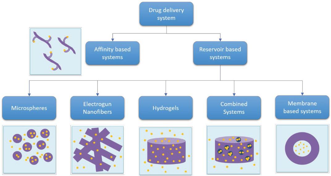 Different design strategies used for scaffold fabrication for scaffold-mediated localized chemotherapy.