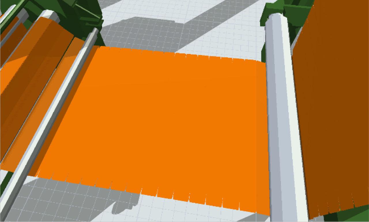 Continuous material flow (Source: Own study)