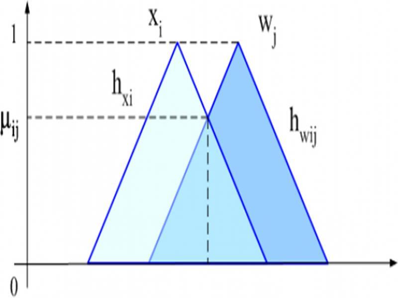 Computing similarity in FNLVQ (Kusumoputro et al., 2002).