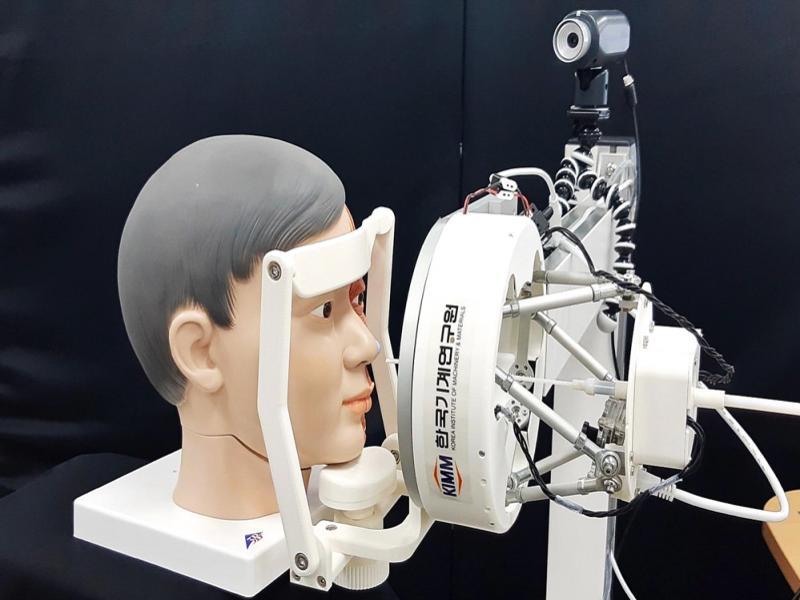 Autonomous swab test robots (South Korean Institute of Machinery and Material, 2019).