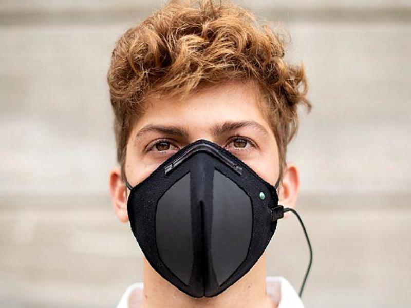 Example of the Guardian G-Volt mask application (Dezeen, 2019).