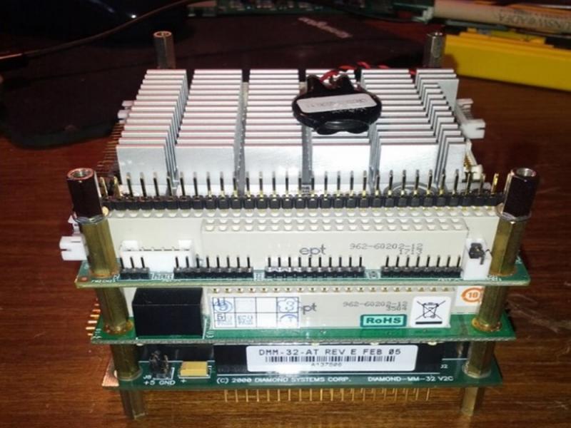 PC104 computer system stack.