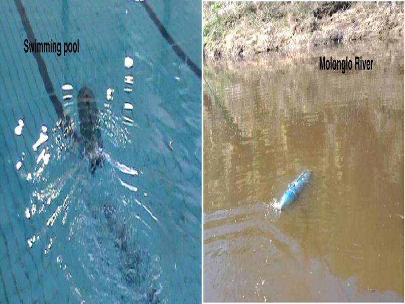 UNSW Canberra AUV during experimental teat data collection.