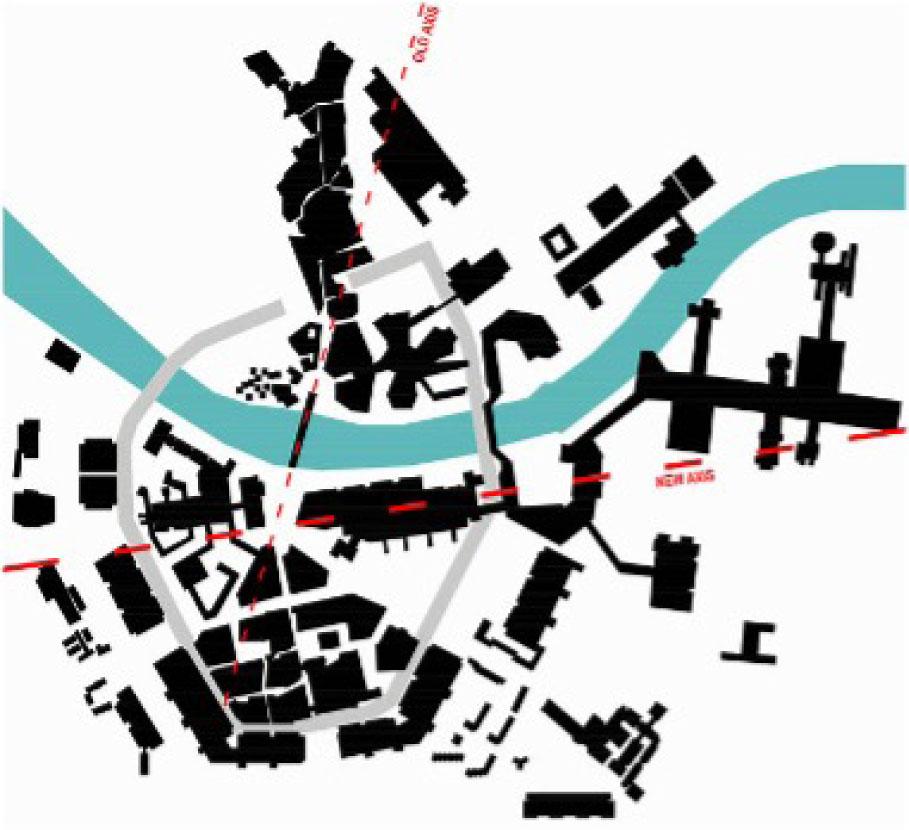 Skopje's City Center Plan 1965 – Kenzo Tange. Illustration: Jana Brsakoska