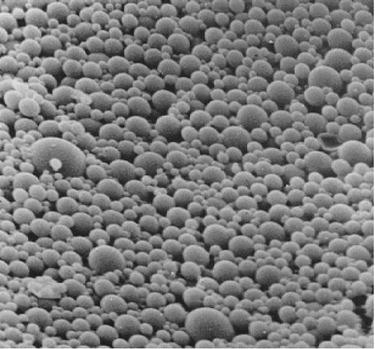 A suspension of paraffin microcapsules used as a media.