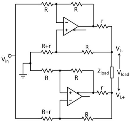 Mirrored Enhanced Howland Current Source with differential amplifiers (MEHCS- DIF).