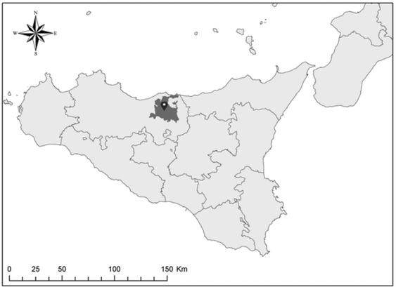 Geographical area where the farms are located