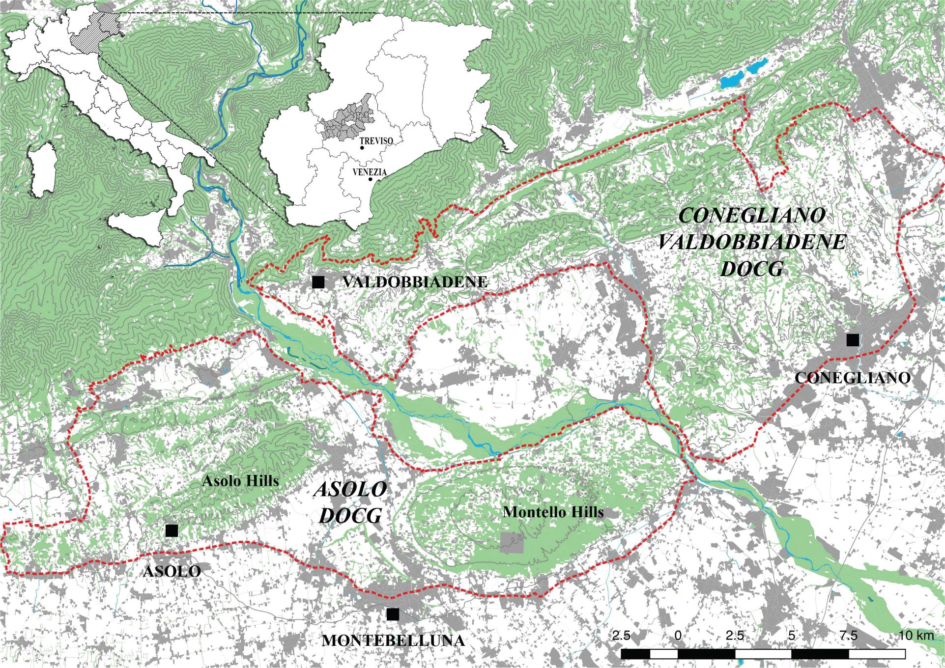 The Prosecco regionSource: author’s elaboration