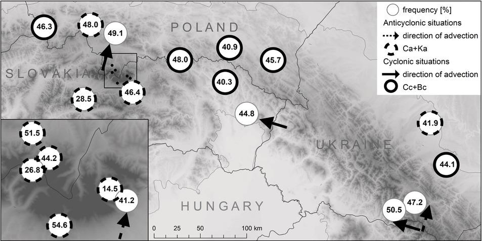 Highest frequency of thermoneutral days in relation to air circulationSource: produced by author