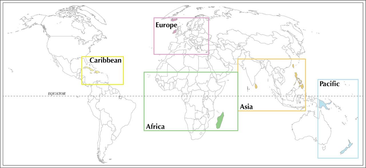 Island regionsSource: own elaboration