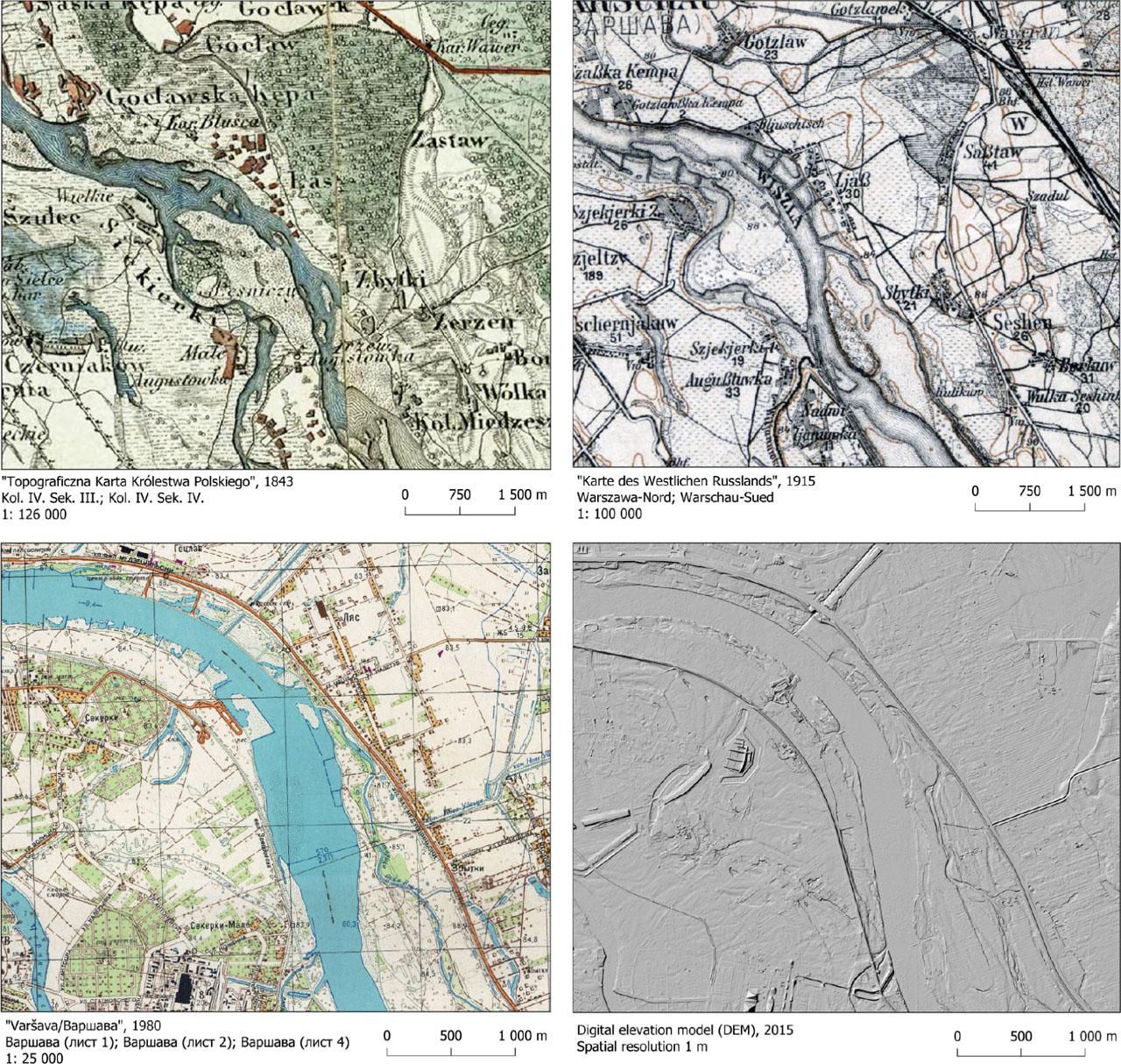 Cartographic overview of the Vistula RiverSource: Mapster (2024)