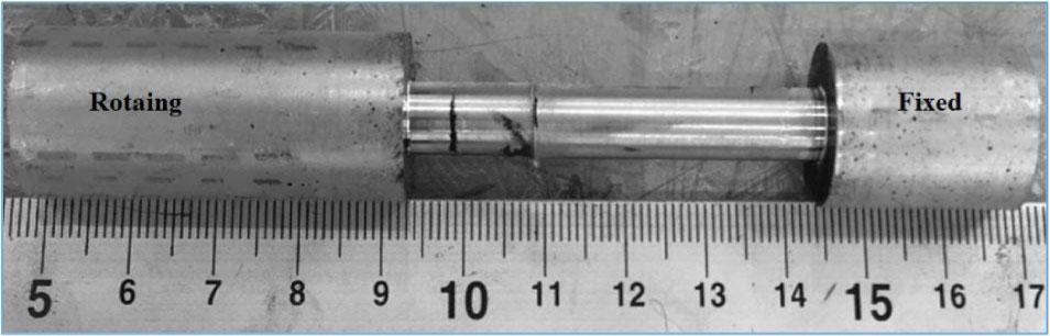 The two parts to be welded before welding.