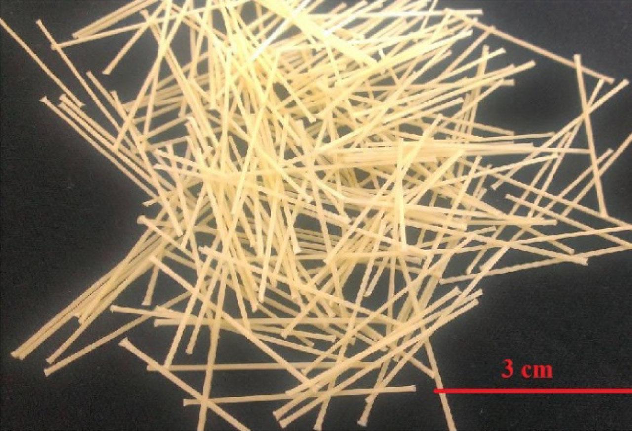 Appearance of Kuralon fibers