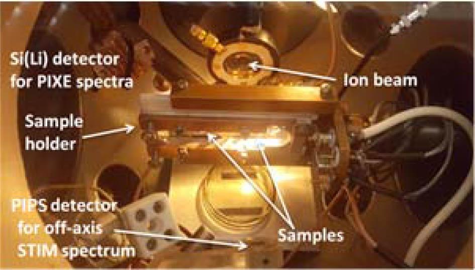 View of the measuring chamber.