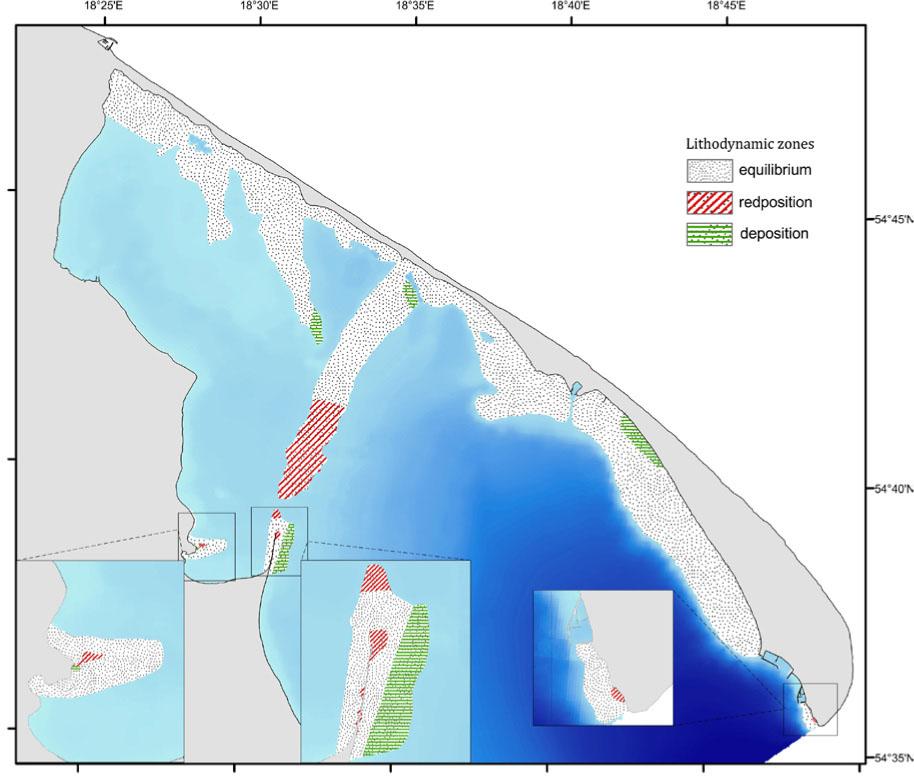 Lithodynamic characteristic of surface sediments