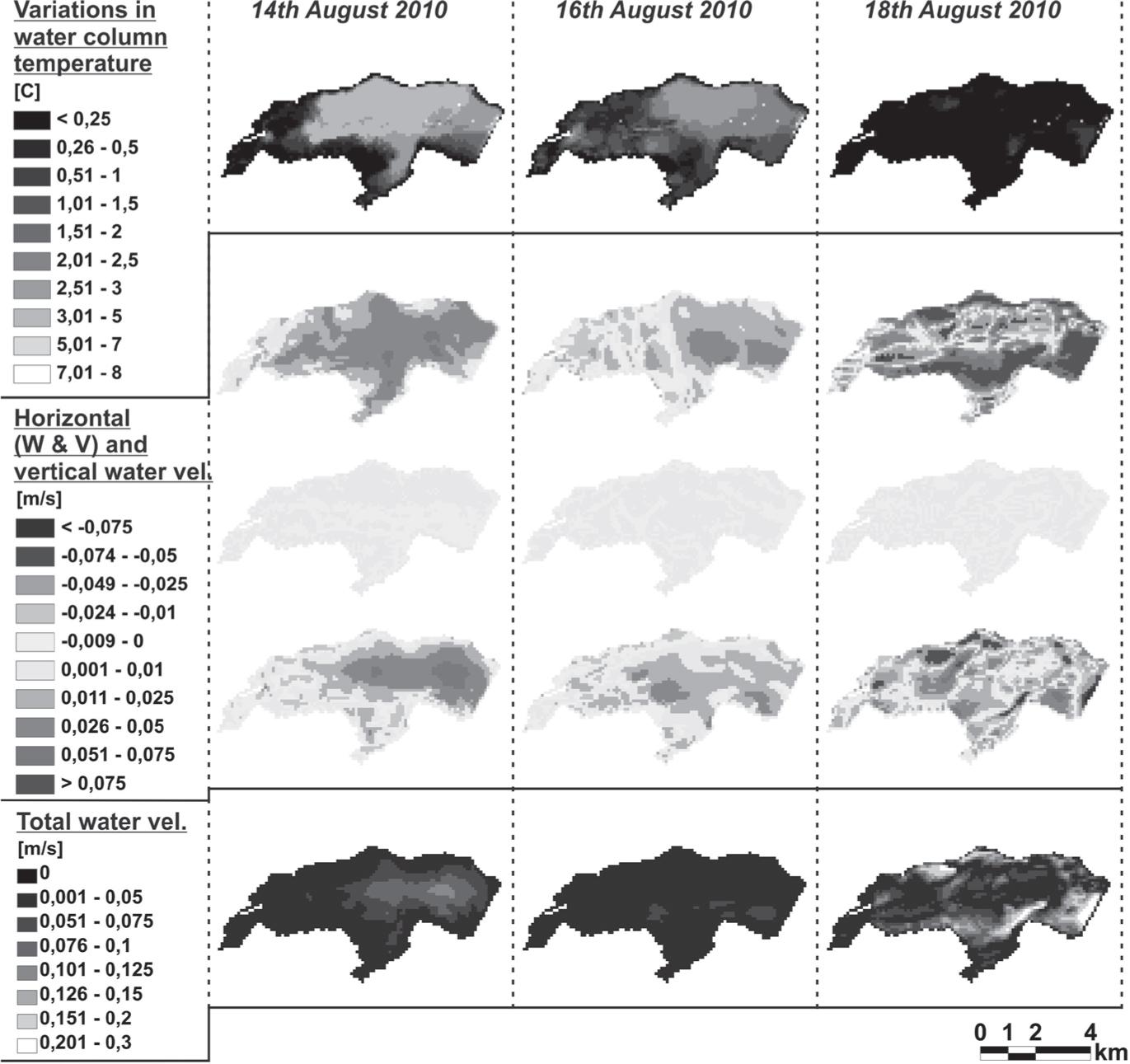 Example of summer water mixing event.