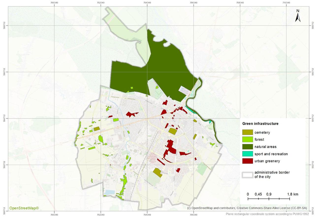 GI in the public space of Łomża