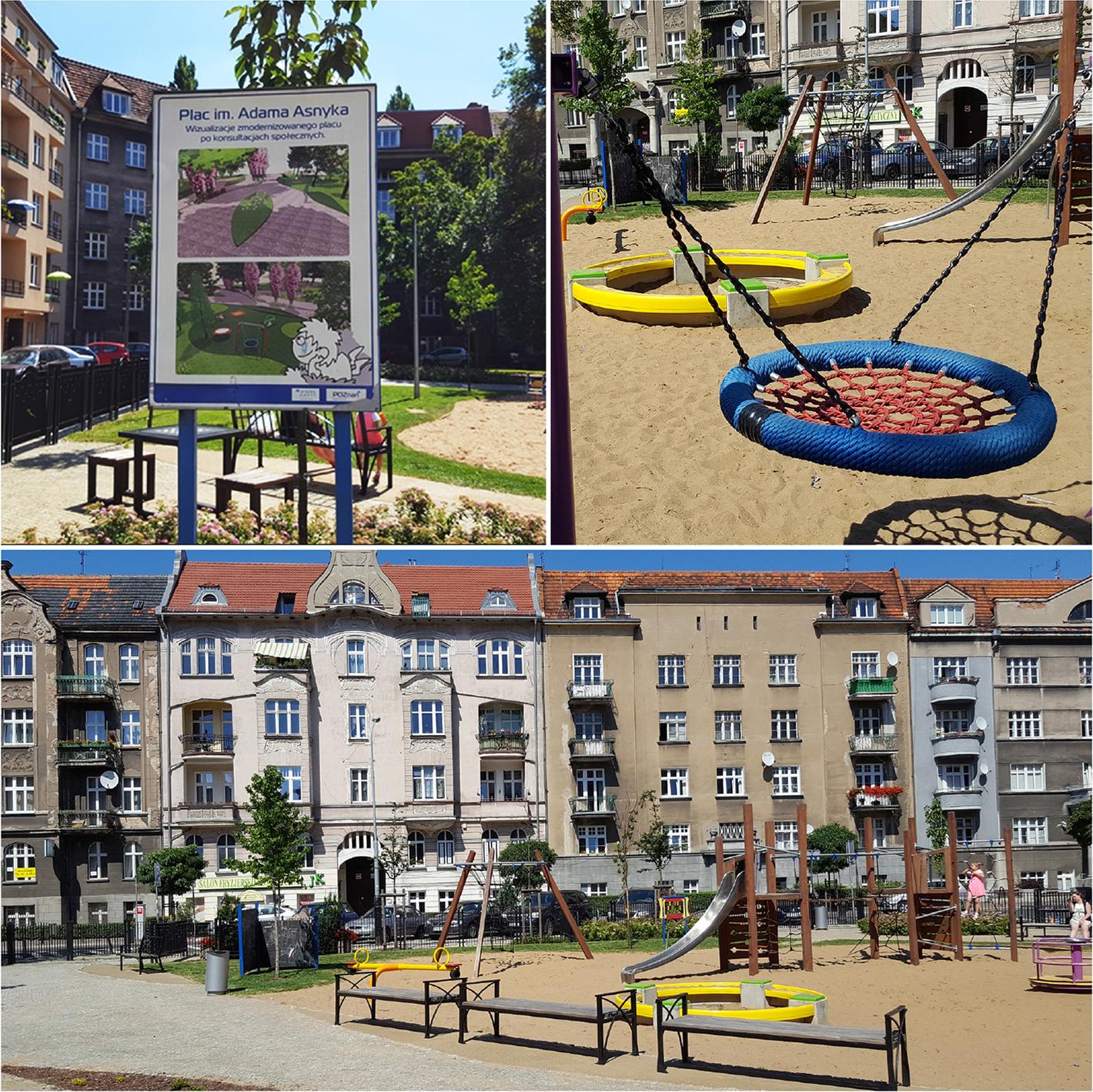 Asnyk Square after renovation.Source: own compilation.