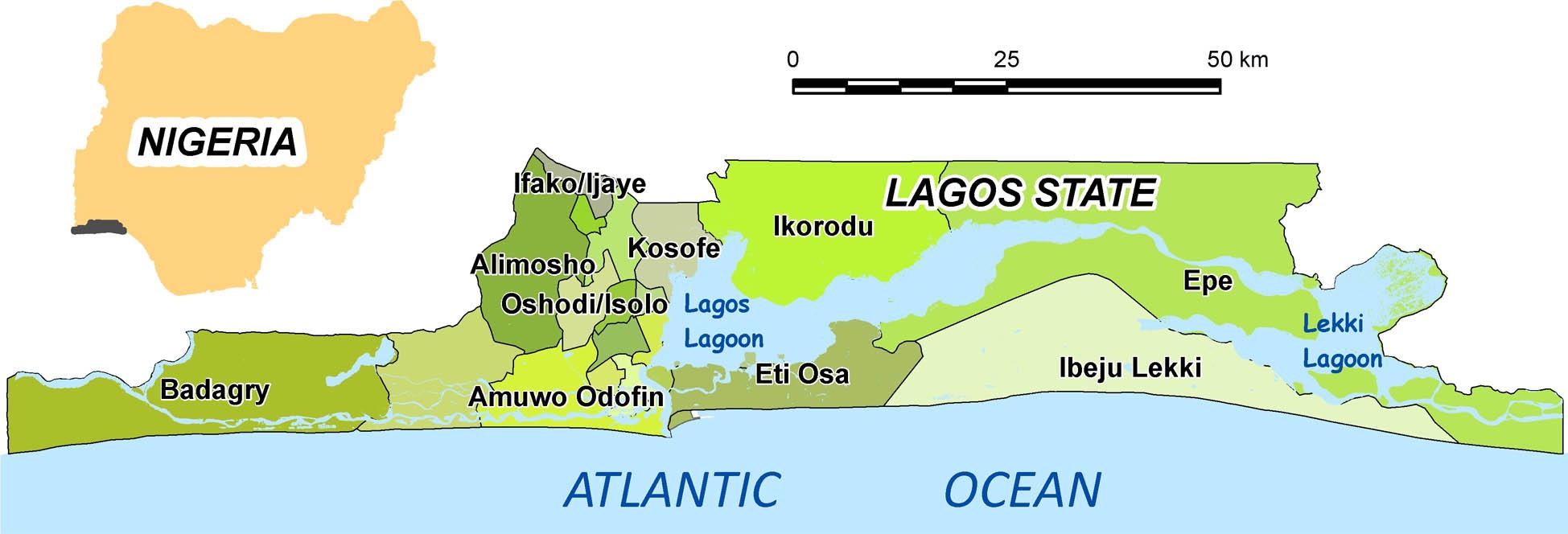 Map of the study area.
