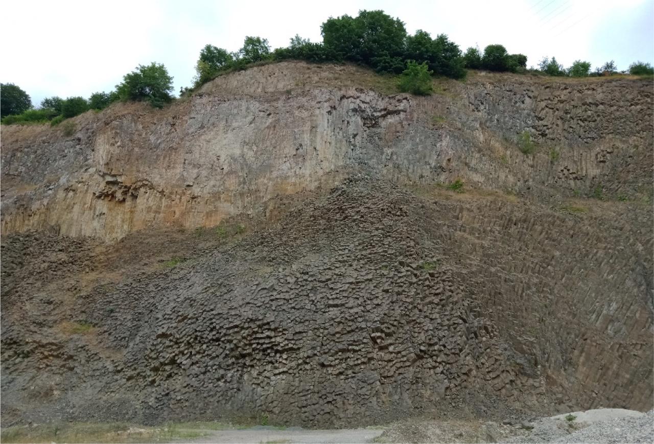 The Gulyali quarry in Ordu city.
