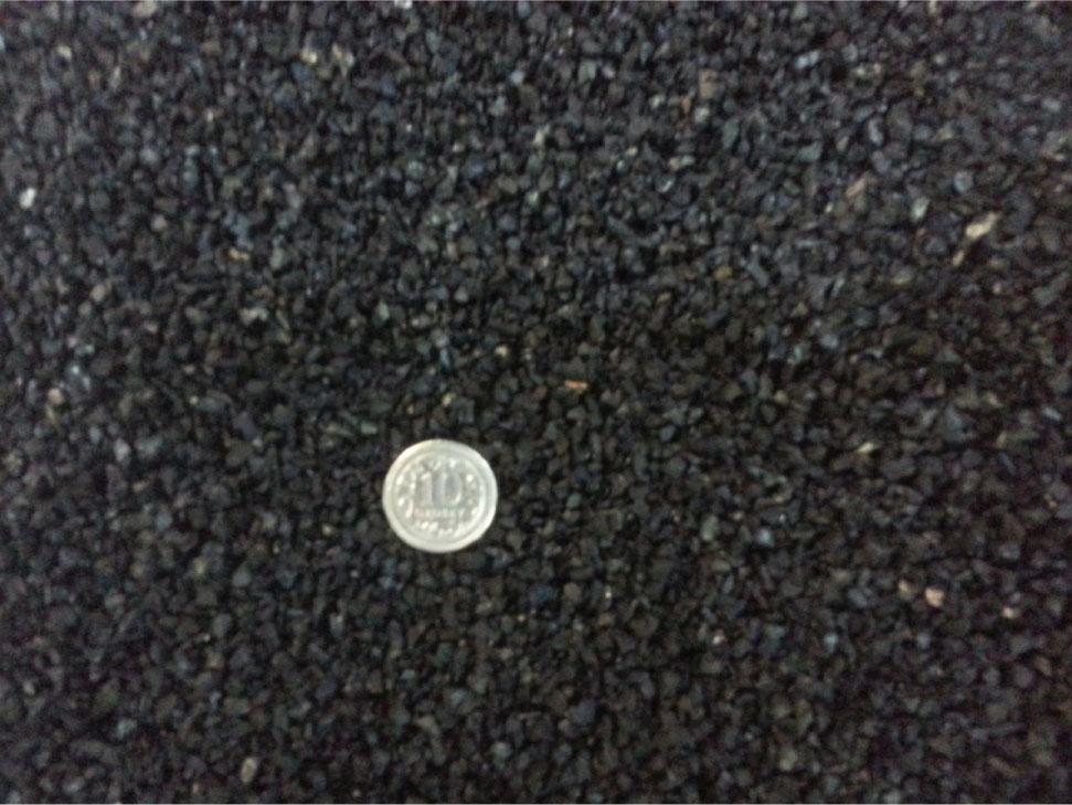 Rubber waste granulate (G) 1–5 mm used in triaxial tests.