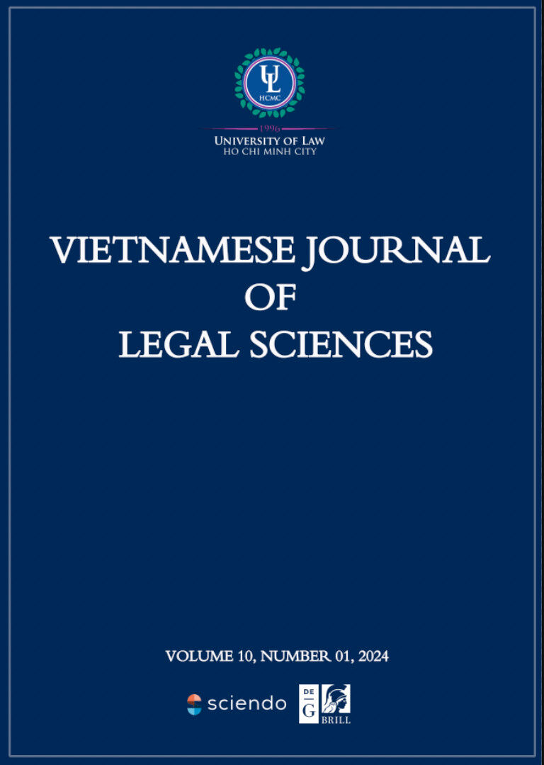 Vietnamese Journal of Legal Sciences