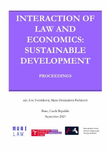 Interaction of Law and Economics: Sustainable Development's Cover Image