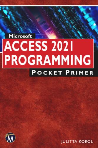 Microsoft Access 2021 Programming Pocket Primer's Cover Image