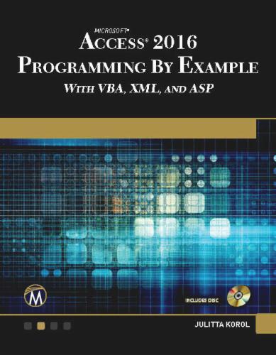 Microsoft Access 2016 Programming By Example