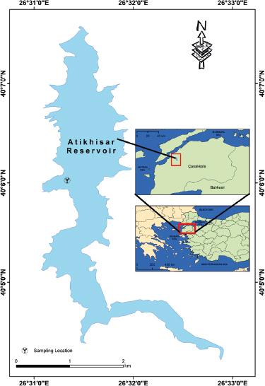 Study area, Atikhisar Reservoir (Çanakkale, Türkiye)