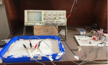 A laboratory set up for Phantom study.