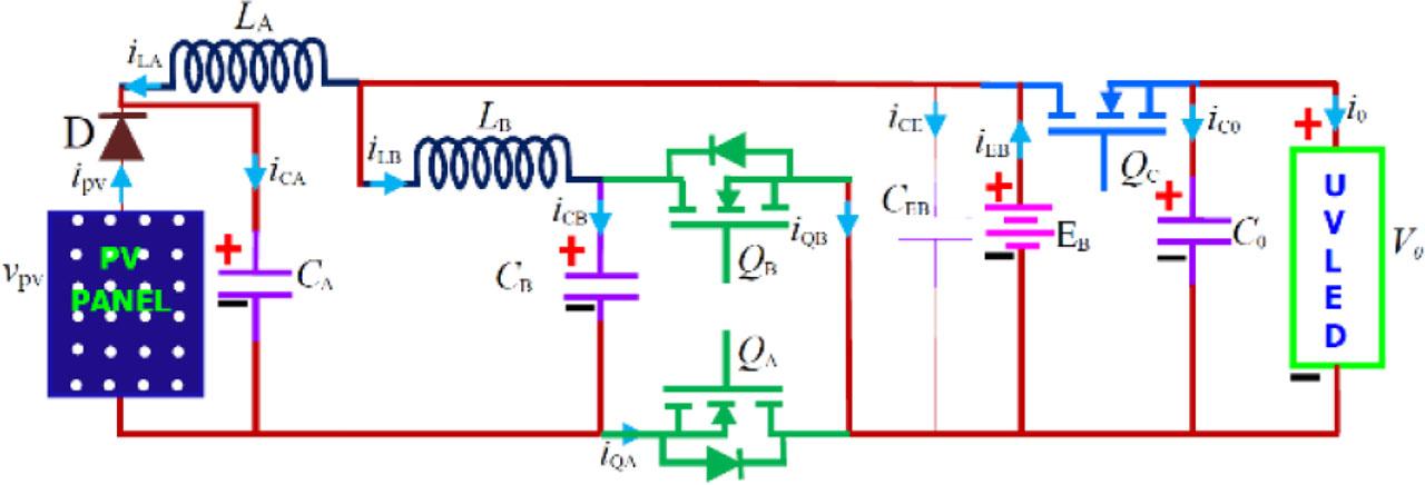 Equivalent circuit for step-up mode.