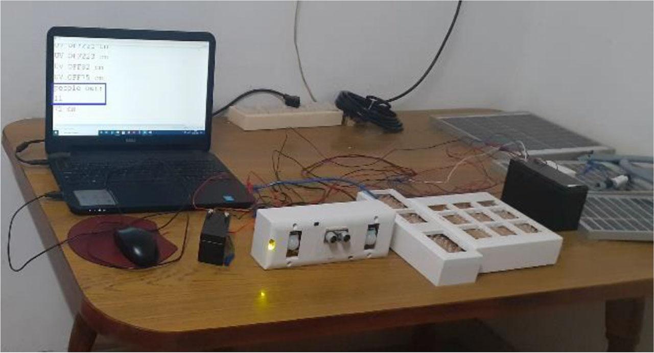 UV array OFF condition.