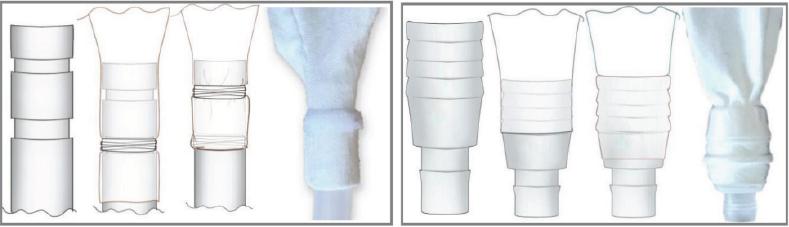 Design of the two connection modes
Sources: drawn by the author and experimental results obtained by the author