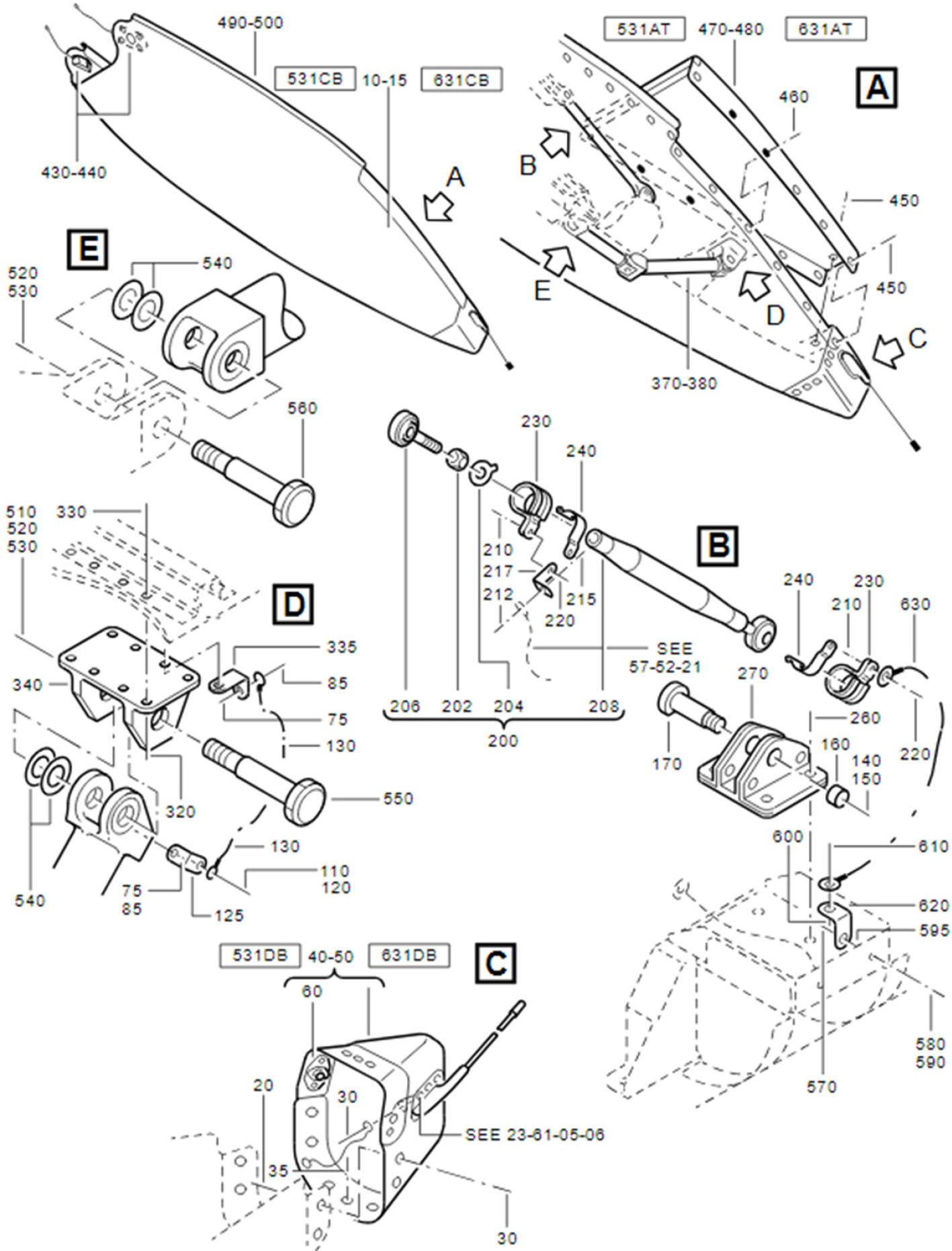 Flap track fairing assembly.