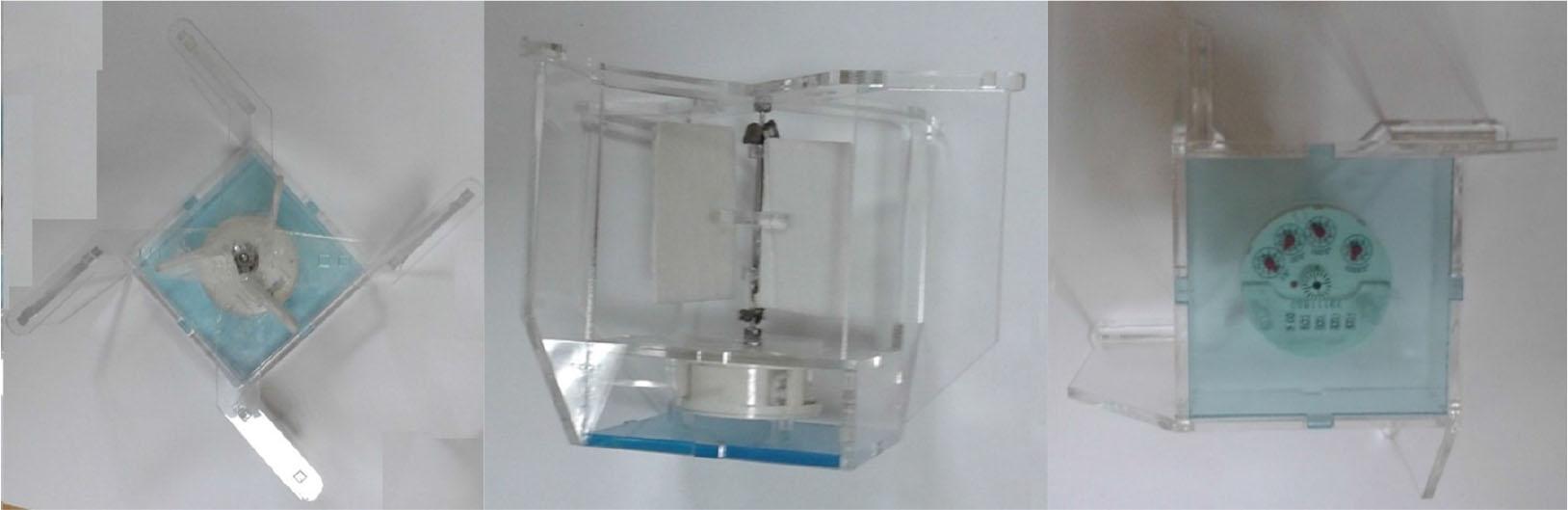 The anemometer. Photo from different sides.