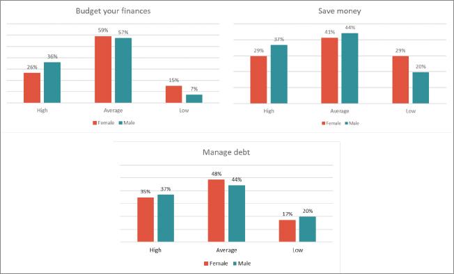 Self-rated level of financial competency