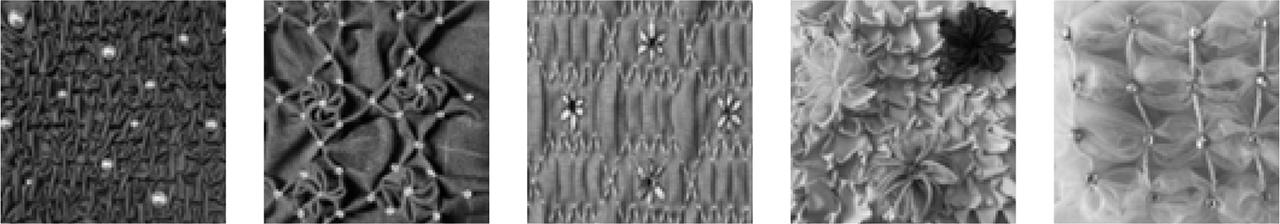 Combined smocking (photoed by author)