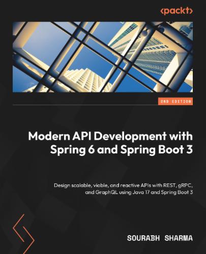 Modern API Development with Spring 6 and Spring Boot 3's Cover Image