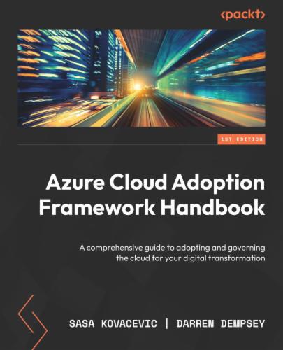 Azure Cloud Adoption Framework Handbook's Cover Image